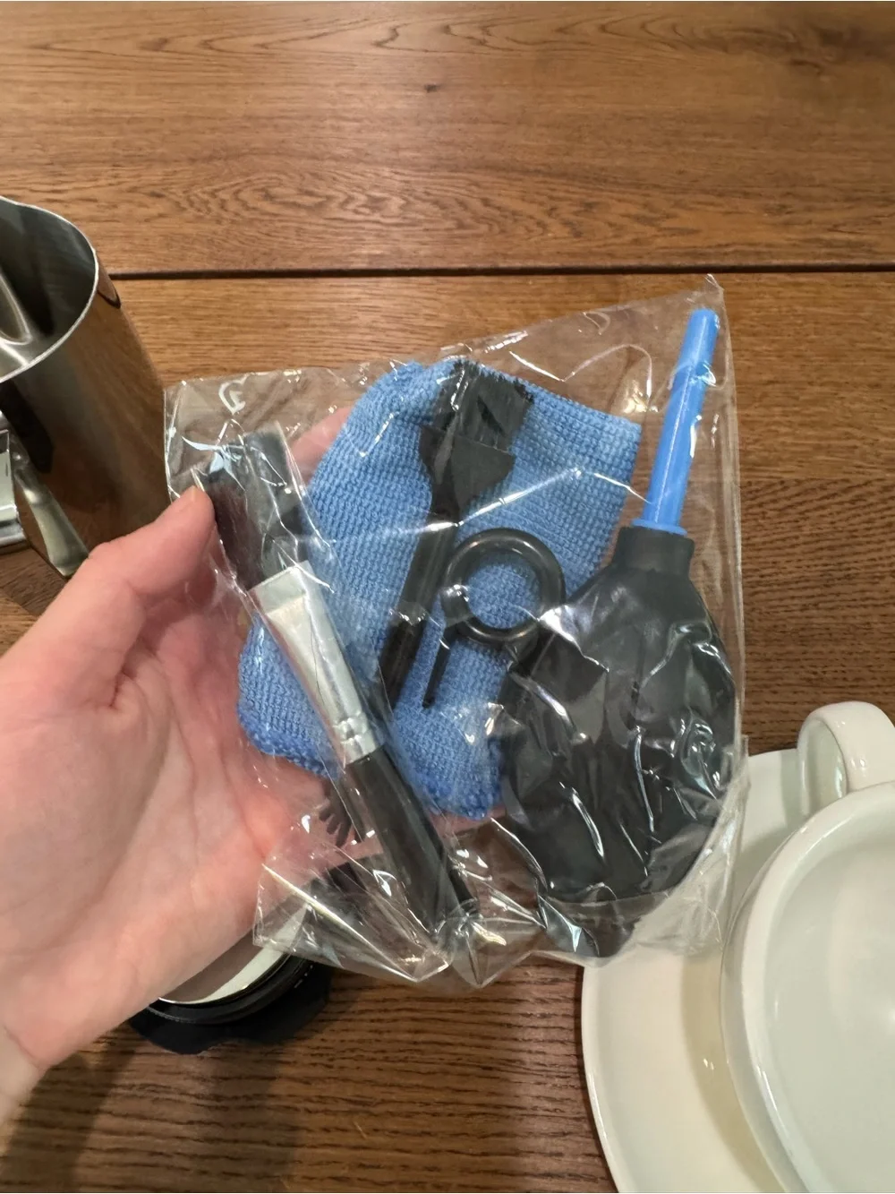Breville 54mm Espresso Starter Kit – Tamper Funnel Pitcher Cup & Cleaning Tools